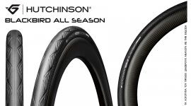 ΕΛΑΣΤΙΚΟ ROAD 28 HUTCHINSON BLACKBIRD ALL SEASON Aramid Protech Clincher 26mm black