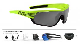 ΓΥΑΛΙΑ SALICE 016RWX LIME-BLACK ΜΕ ΦΑΚΟΥΣ Mirror Photocromic by NXT cat.1-3 + ΔΩΡΟ Rainbow black