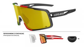 ΓΥΑΛΙΑ SALICE 022ITA BLACK-ITA ΜΕ ΦΑΚΟΥΣ Mirror Hydro yellow + ΔΩΡΟ Extra Φακοί