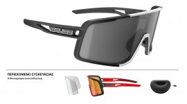 ΓΥΑΛΙΑ SALICE 022RW BLACK-WHITE ΜΕ ΦΑΚΟΥΣ Mirror Hydro black + ΔΩΡΟ Extra Φακοί