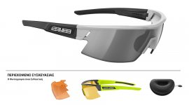 ΓΥΑΛΙΑ SALICE 025RWP WHITE-BLACK ΜΕ ΦΑΚΟΥΣ Photocromic Polarized black + ΔΩΡΟ Extra Φακοί